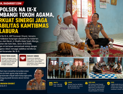 Perkuat Kamtibmas, Kapolsek Na IX-X Rangkul Tokoh Agama di Aek Kota Batu