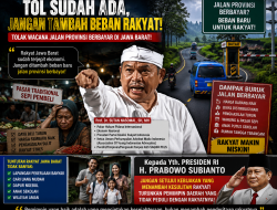 Prof Sutan Nasomal Kritik Keras Wacana Jalan Provinsi Berbayar di Jabar: “Rakyat Sudah Terjepit, Jangan Ditambah Beban!”