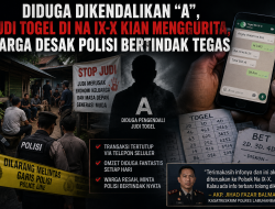 Diduga Dikendalikan “A”, Judi Togel di Na IX-X Kian Menggurita, Warga Desak Polisi Bertindak Tegas