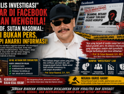 “Rilis Investigasi” Liar di Facebook Kian Menggila, Prof. Sutan Nasomal: Ini Bukan Pers, Tapi Anarki Informasi!