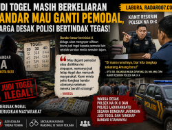 Bandar Mau Ganti Pemodal, Warga Na IX-X: “Tangkap Aktor Utamanya, Jangan Sampai Judi Togel Terus Berkeliaran!”