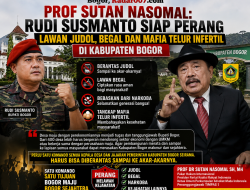 Prof Sutan Nasomal: Rudi Susmanto Siap Perang Lawan Judol, Begal dan Mafia Telur Infertil di Kabupaten Bogor