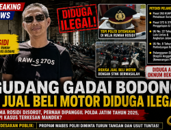 Gudang Gadai Ilegal dan Jual Beli Motor Diduga Bodong di Banyuwangi, Nama Rosidi Disorot