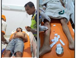 Tabrakan Tengah Malam di Jalinsum Batu Bara, Tiga Pengendara Luka-luka, Motor Tanpa Nopol Jadi Sorotan