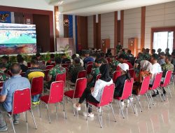 Sepak Bola Jadi Perekat Bangsa, Nobar Piala Dunia 2026 di Makorem 071/Wijayakusuma Disambut Antusias Warga