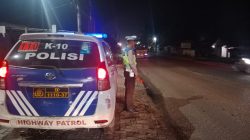 Patroli Blue Light Satlantas Polres Batu Bara Perkuat Pengamanan Jalur Rawan di Tengah Malam