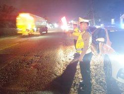 Blue Light Patrol Satlantas Batu Bara Tebar Rasa Aman di Jalinsum, Antisipasi Laka Lantas dan Kemacetan Saat Malam Hari