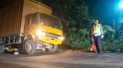 Truk Tangki dan Truk Box Terlibat Kecelakaan di Jalinsum Batu Bara, Tidak Ada Korban Jiwa