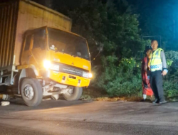 Truk Tangki dan Truk Box Terlibat Kecelakaan di Jalinsum Batu Bara, Tidak Ada Korban Jiwa