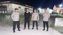 Patroli Malam Polsek Medang Deras Sisir Titik Rawan, Geng Motor dan Premanisme Jadi Target Pengawasan