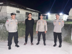 Patroli Malam Polsek Medang Deras Sisir Titik Rawan, Geng Motor dan Premanisme Jadi Target Pengawasan