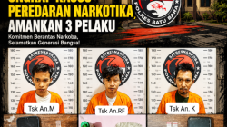 Satresnarkoba Polres Batu Bara Ungkap Kasus Peredaran Narkotika, Amankan 3 Pelaku 
