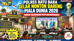 Polres Batu Bara Gelar Nonton Bareng Piala Dunia 2026, Pererat Silaturahmi Polri Dan Masyarakat