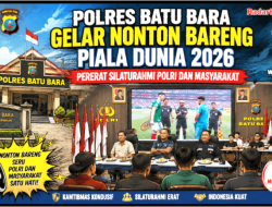 Polres Batu Bara Gelar Nonton Bareng Piala Dunia 2026, Pererat Silaturahmi Polri Dan Masyarakat