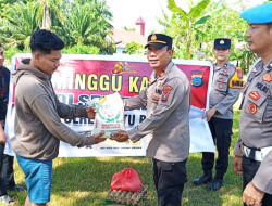 Minggu Kasih Polsek Talawi, Sembako untuk Dhuafa Wujud Nyata Kepedulian Polri