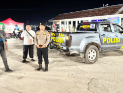 Patroli Tengah Malam Polsek Talawi, Ruang Gerak Pelaku Kejahatan Dipersempit