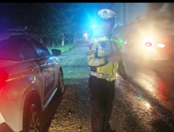 Blue Light Patrol Satlantas Batu Bara Jaga Jalinsum, Cegah Kejahatan Malam Hari