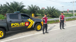 Patroli Siang Polres Batu Bara Sapu Bersih Potensi Begal dan 3C, Jalinsum Dipastikan Aman