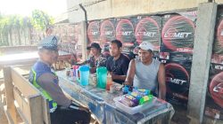 Polisi Menyapa di Flyover Indrapura, Satlantas Batu Bara Tegas Cegah Kemacetan dan Kecelakaan