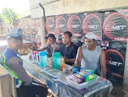 Polisi Menyapa di Flyover Indrapura, Satlantas Batu Bara Tegas Cegah Kemacetan dan Kecelakaan