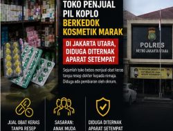 Diduga Setor Koordinasi, Toko Penjual Pil Koplo Berkedok Kosmetik Tetap Eksis di Jakarta Utara