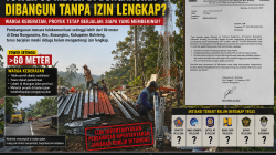 Tower 60 Meter Tetap Berdiri, Izin Dipertanyakan: Siapa yang Membekingi Proyek di Bongancina?