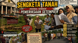 Pemeriksaan Setempat Digelar di Marihat Bandar, BRI Perdagangan Tidak Hadir dalam Sidang Lapangan