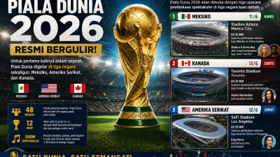 Piala Dunia 2026 Resmi Bergulir, Digelar Perdana di Tiga Negara dengan Format Baru 48 Tim