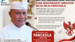 Peringati Hari Lahir Pancasila, Dirut SPBU Tangguwisia Serukan Penguatan Persatuan Bangsa