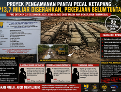 Proyek Aspirasi Rp13,7 Miliar Dipertanyakan, Warga Soroti PHO Terbit Saat Pekerjaan Belum Rampung