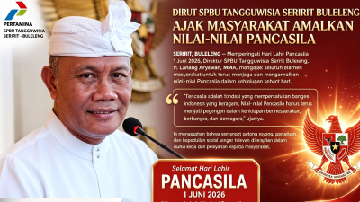 Dirut SPBU Tangguwisia Seririt Buleleng Ajak Masyarakat Amalkan Nilai-Nilai Pancasila