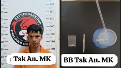 Satresnarkoba Polres Batu Bara Amankan Seorang Pengguna Sabu di Datuk Tanah Datar