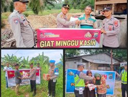 Polres Batu Bara Gelar Minggu Kasih Serentak, Salurkan Sembako kepada Masyarakat yang Membutuhkan