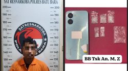 Satresnarkoba Polres Batu Bara Ungkap Kasus Peredaran Sabu, Seorang Pria Diamankan