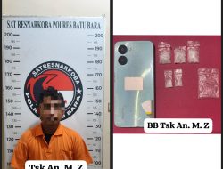 Satresnarkoba Polres Batu Bara Ungkap Kasus Peredaran Sabu, Seorang Pria Diamankan