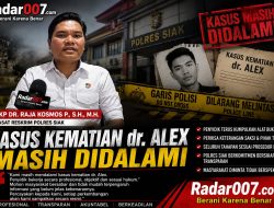 Kasat Reskrim Polres Siak: “Kasus Kematian dr. Alex Masih Didalami, Polisi Pastikan Penyelidikan Berjalan Profesional”