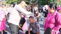 Kapolres Batu Bara Pimpin Upacara Kenaikan Pangkat 34 Personel