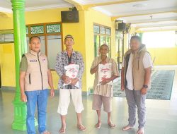 Jumat Berkah Satresnarkoba Polres Batu Bara, Tebar Sembako dan Edukasi Bahaya Narkoba