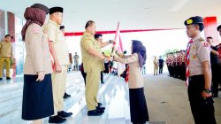 Bupati Batu Bara Lepas Kontingen Jambore Daerah Sumatera Utara XI Tahun 2026