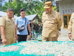 Bupati Batu Bara Tinjau Potensi Perikanan dan UMKM Desa Sentang