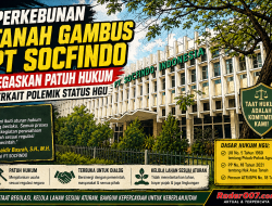PT SOCFINDO Tegaskan Taat Hukum, Polemik HGU Tanah Gambus Diminta Diselesaikan Sesuai Koridor Regulasi