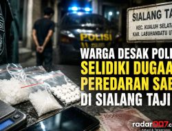 Warga Desak Polisi Usut Dugaan Peredaran Sabu di Sialang Taji