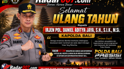 Genap 57 Tahun, Radar007.com Sampaikan Doa dan Apresiasi untuk Kapolda Bali