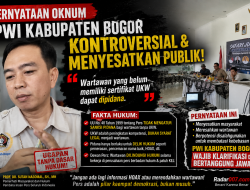 Kontroversi Pernyataan UKW, Prof. Dr. Sutan Nasomal Desak Klarifikasi PWI Kabupaten Bogor