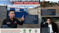 Diduga Abaikan K3 dan Cemari Lingkungan, Aktivitas PT Sinar Karya Sentosa di Pontianak Timur Disorot Warga