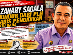 Azahary Sagala Mundur dari PLH Kadis Pendidikan Batu Bara, Pilih Fokus Mengabdi untuk Masyarakat Air Putih