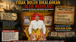 Kerajaan Gowa Menagih Janji Konstitusi: Saatnya Perda Nomor 5 Tahun 2016 Dikaji Ulang