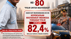 CEO UD. Zaqi Putra Farm: Kepercayaan Publik terhadap Polri Capai 82,4 Persen, Menjadi Kado Terindah HUT Bhayangkara ke-80
