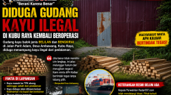 Diduga Gudang Kayu Ilegal di Kubu Raya Beroperasi Terang-Terangan, APH Diminta Bertindak Tanpa Tebang Pilih