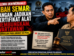 Mbah Semar Kritik Keras Narasi UKW, Ingatkan UU Pers Tak Mengenal Wartawan Ilegal